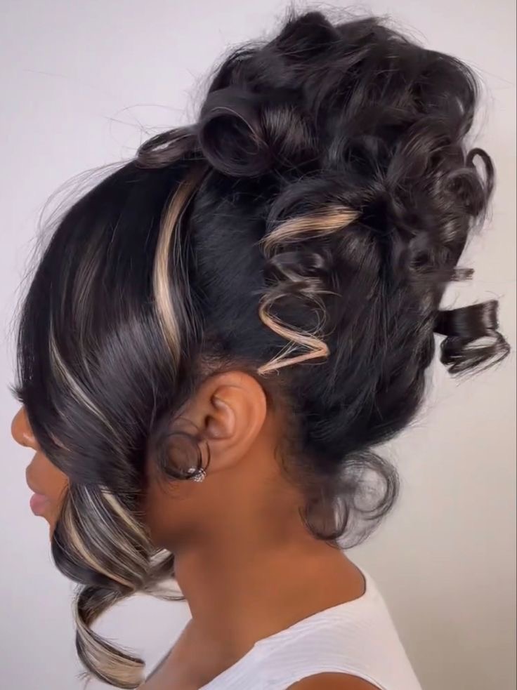 Pin Curl Updo