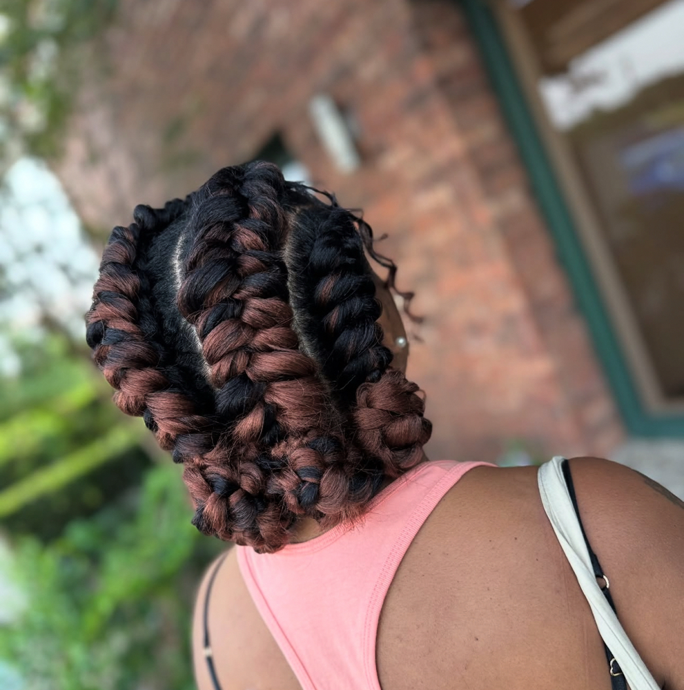 4 Butterfly Braids With Knots