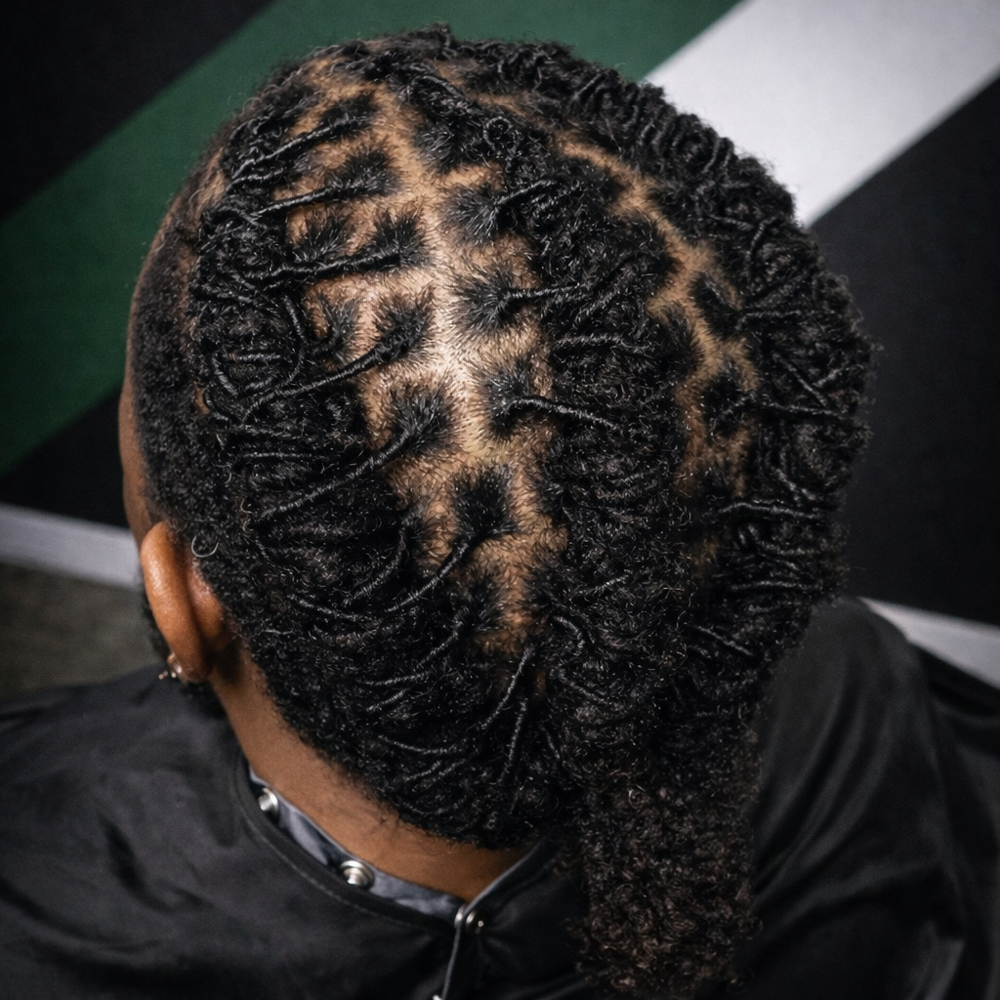 Mixxd Loc Retwist & Basic Style at Mixxd loc n barber lounge in Arlington, TX
