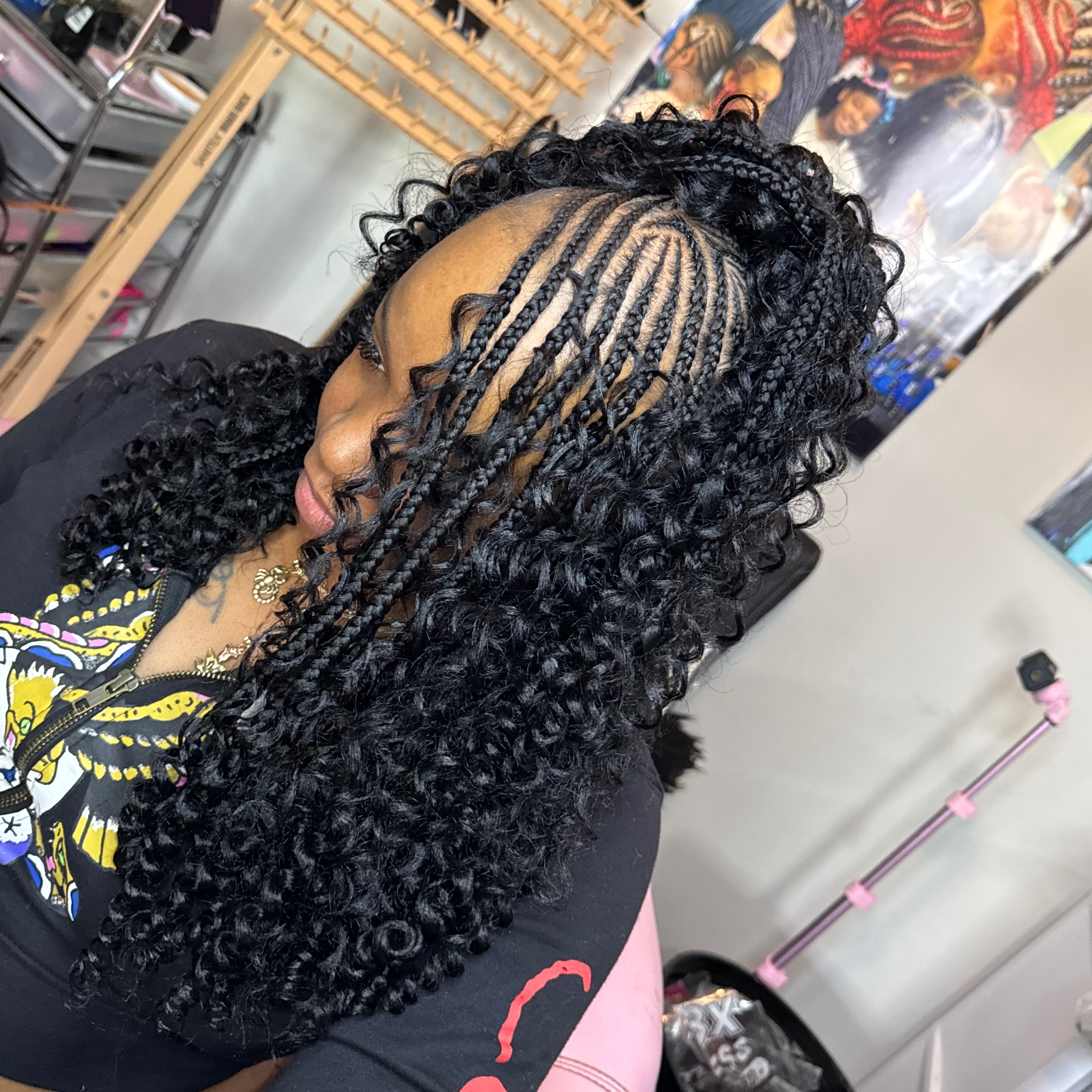 Fulani Boho Small Knotless (SL) at The TreJa Touch in Indianapolis, IN