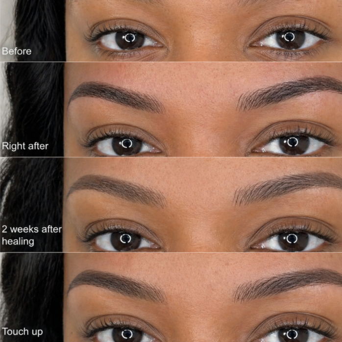 Nano Hybrid Combo Brows at OPALITE NAILS & SPA in Charlotte, NC