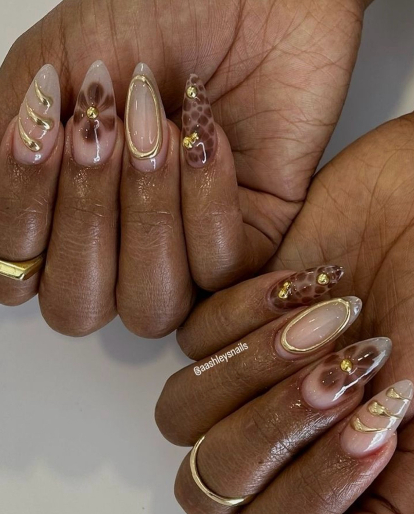 Semi-detailed Nail Art