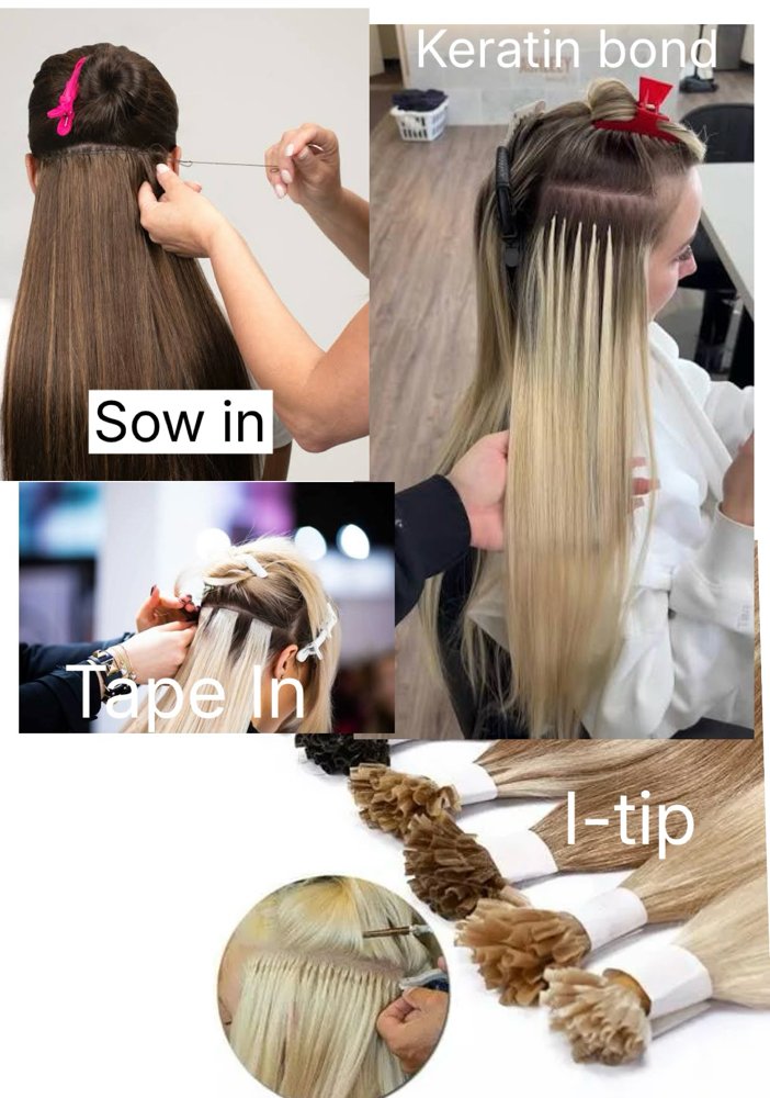 Hair Extesion Installation at Mildred’s Hair Studio in Concord, CA