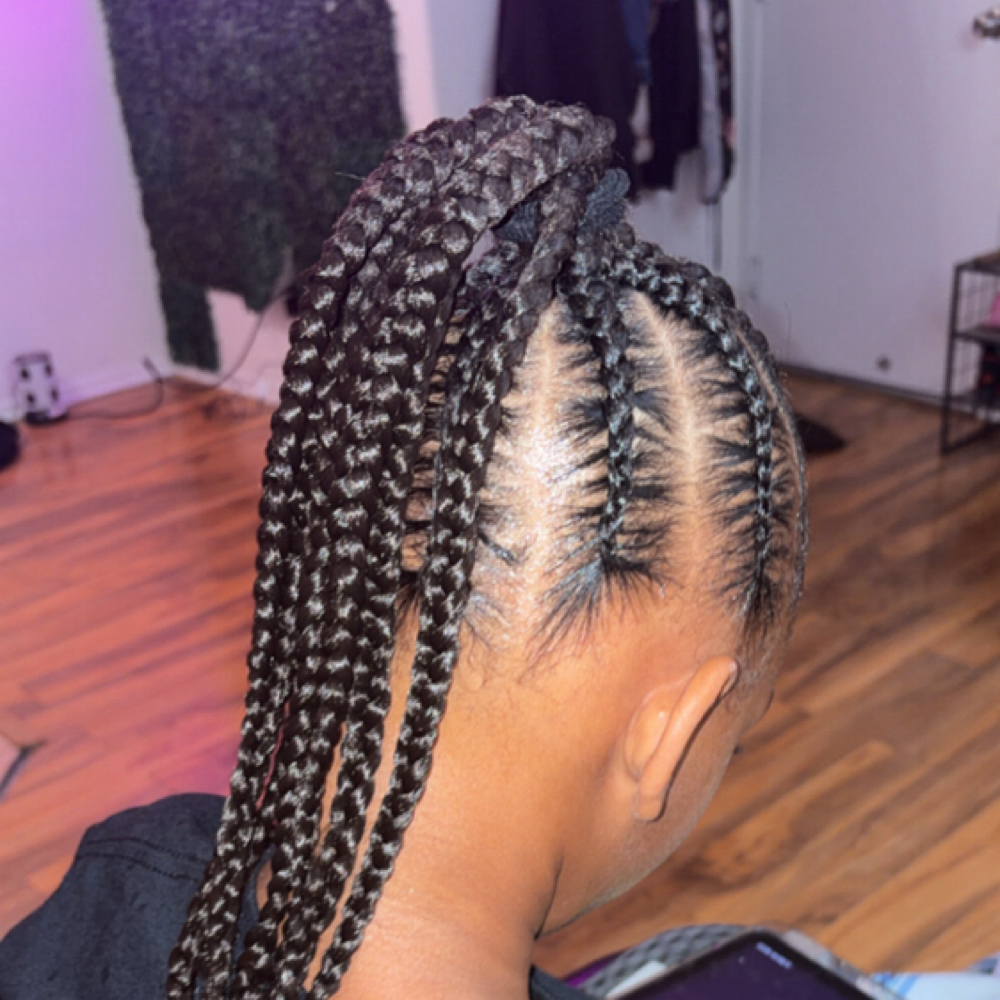 Ponytail Braids at Kricket Styles in Chula Vista, CA