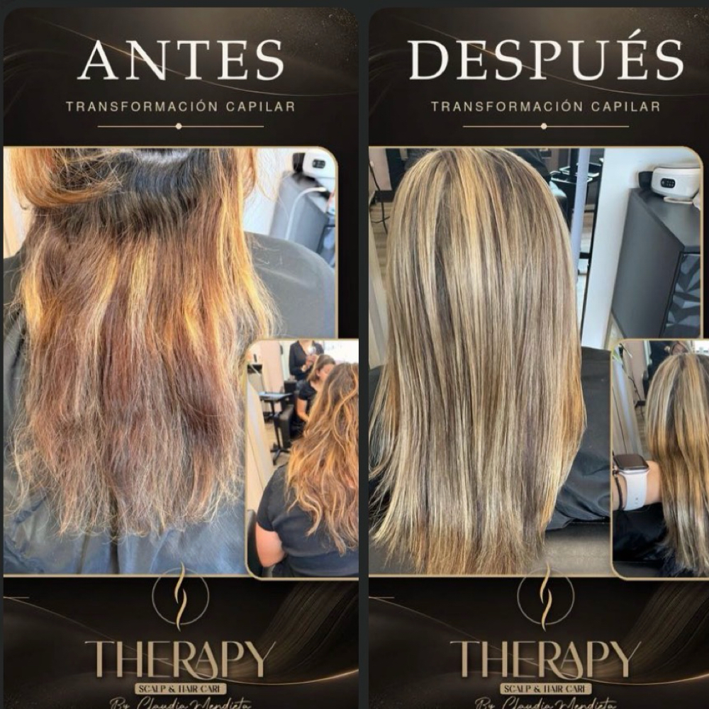 Hair Color Correction at Therapy Scalp & Hair Care in Oceanside, NY