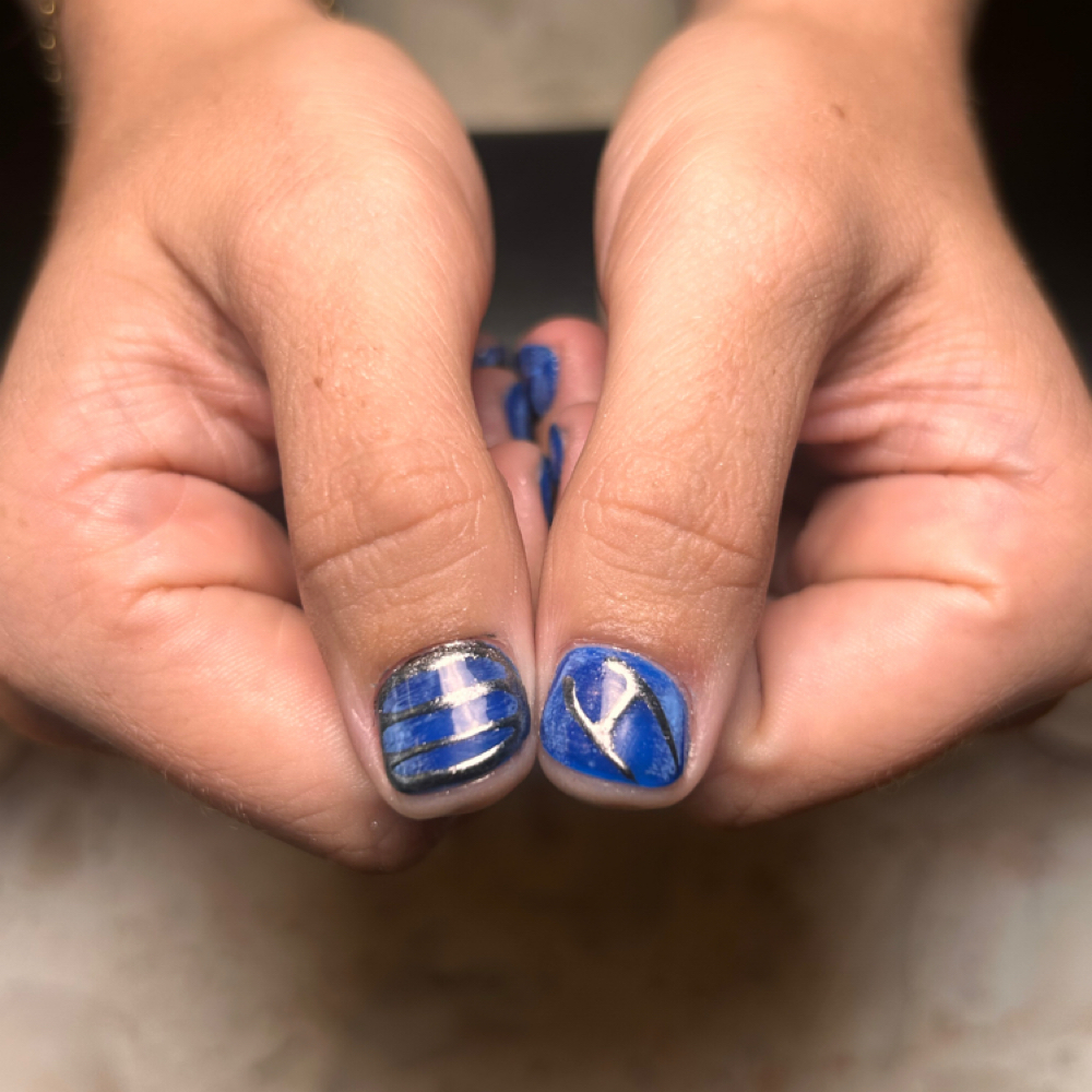 Manicure at Shell’s Nail Co. in Muscle Shoals, AL
