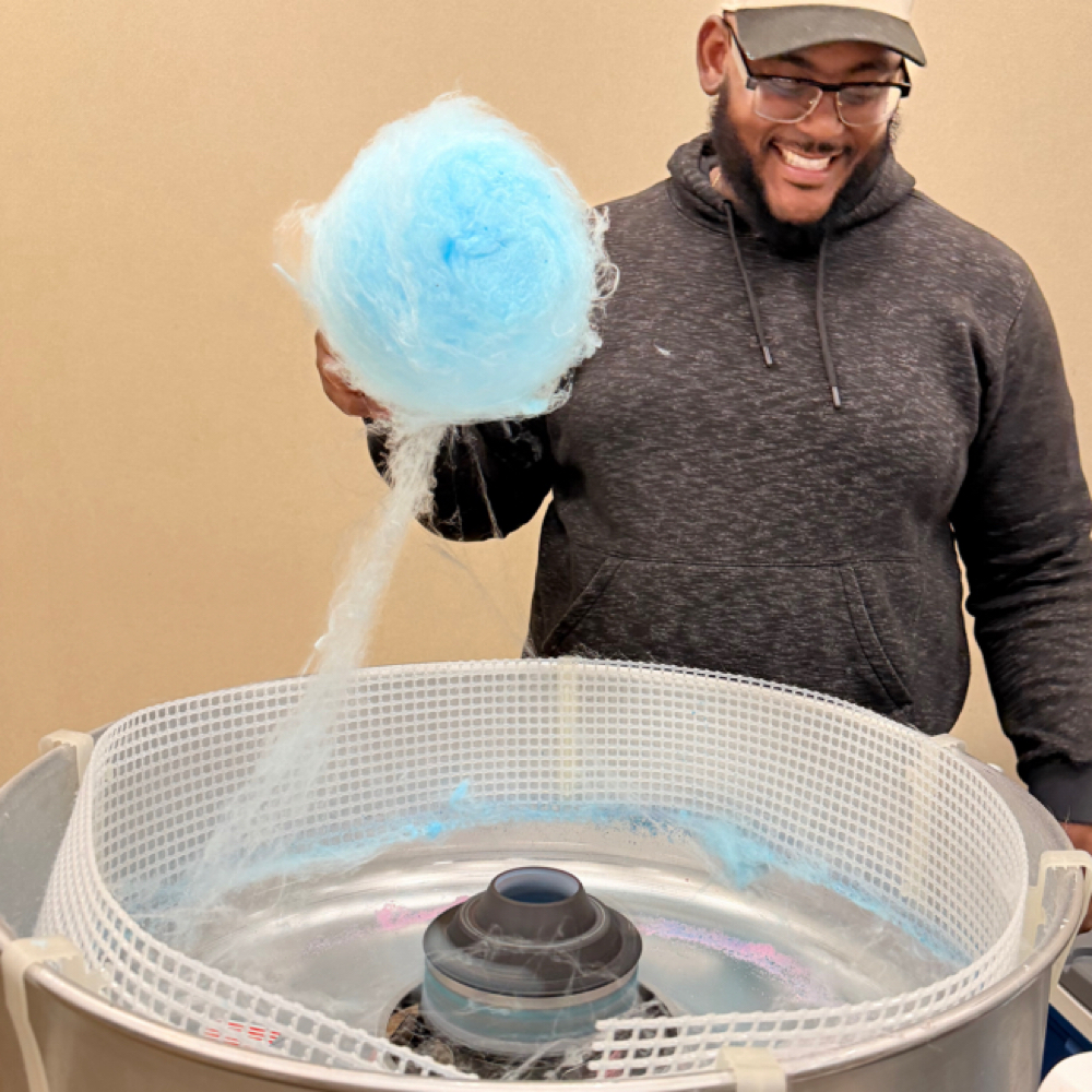 Cotton Candy Machine at Evans & Associates LLC in Fayetteville, NC