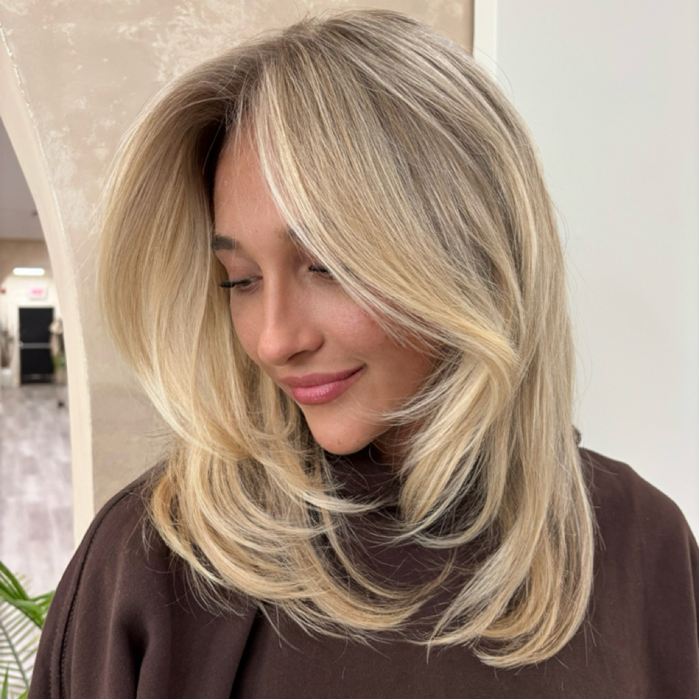 Full Highlights + Toner + Cut + Dry at Zemra Salon in Westborough, MA