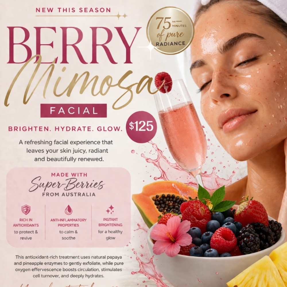 Berry Mimosa Facial at Valley Botanicals in Valley View, PA