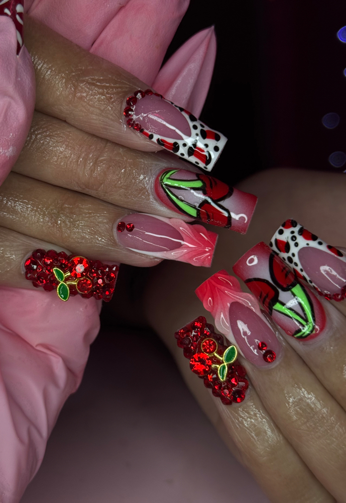 full bling nail