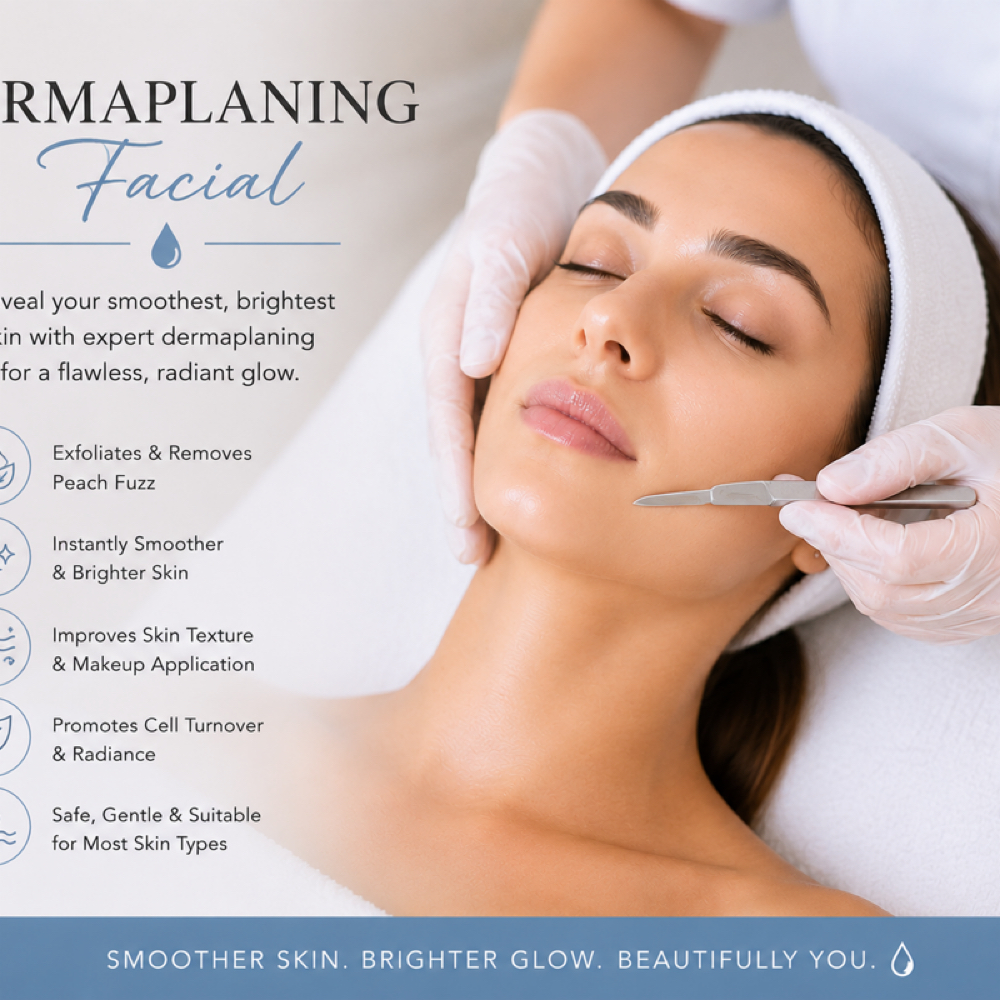 Dermaplaning at Lux Skincare Therapy & VVS Smile Bar in Palm Desert, CA