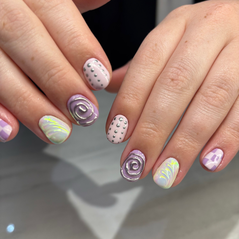 Nail Art Tier 3- Feeling Fancy at Graceful Hands in Crown Point, IN