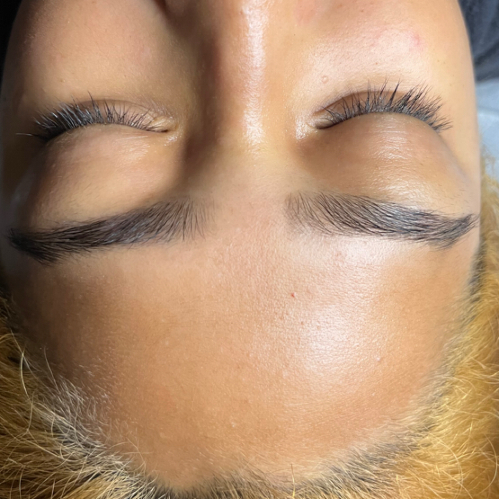 Lash and brow tint combo at The Bikini Bar By WaWa in Lagrange, GA