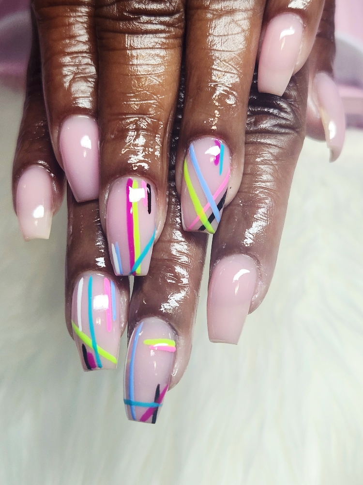 Builder Gel *Abstract Art Package* at DRamatEYEzBeauty in Louisville, KY