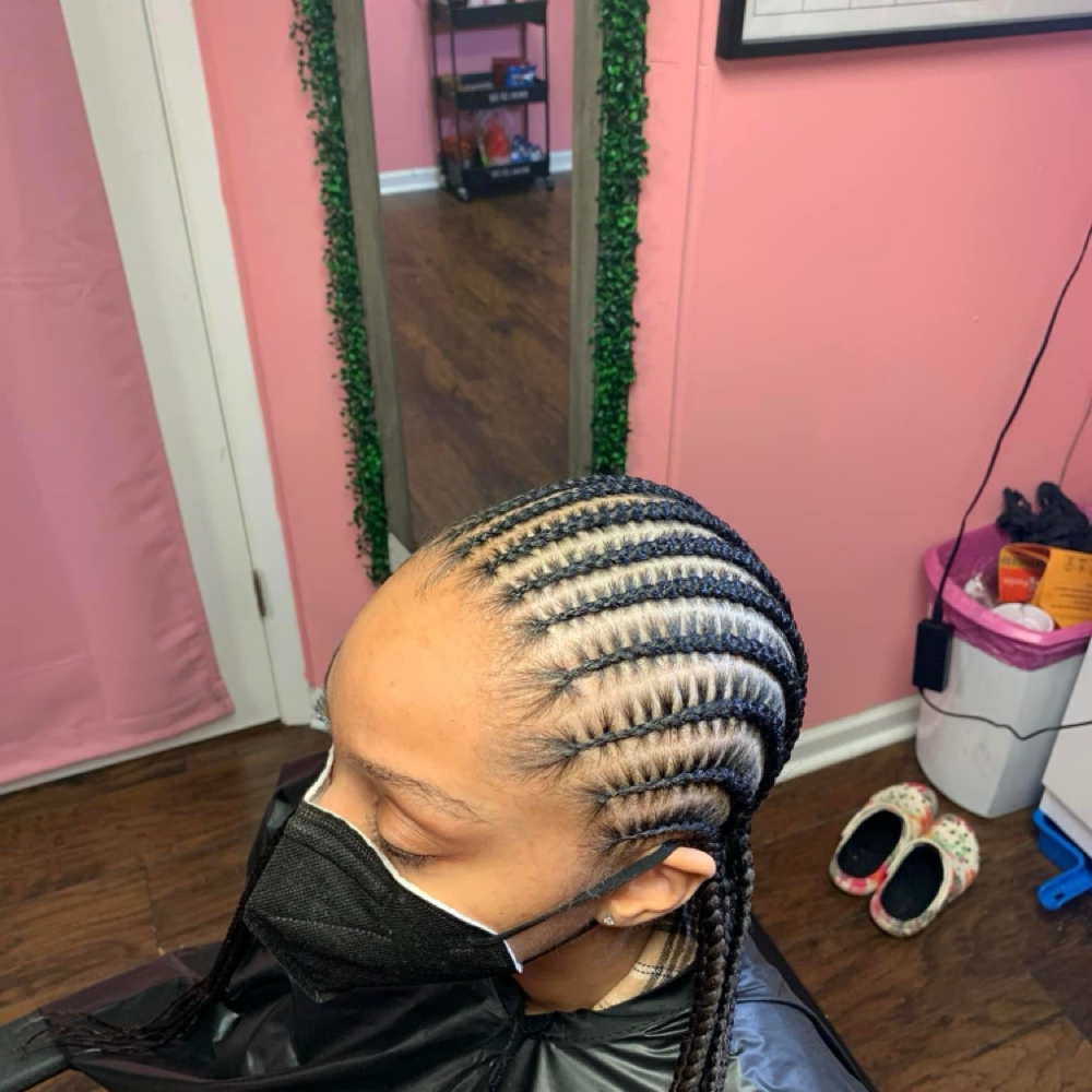 10-12 Stitch Braids at Nia B Braids in Pooler, GA
