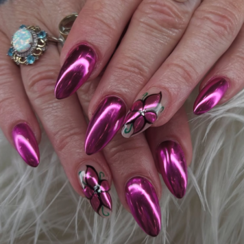 All Over Chrome 💿 at Cutie Pyp Nails in Tualatin, OR