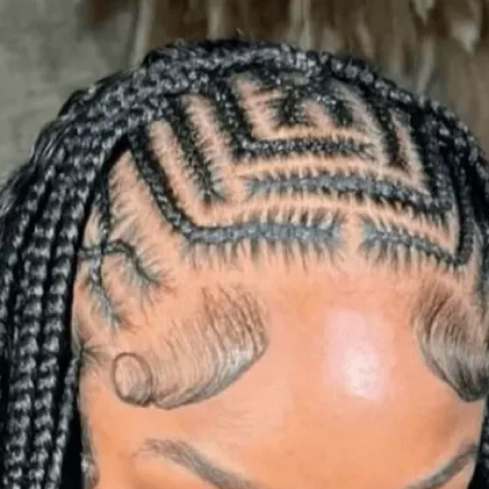 Fulani Braids at Haute Hair Studio in Fairfield, OH