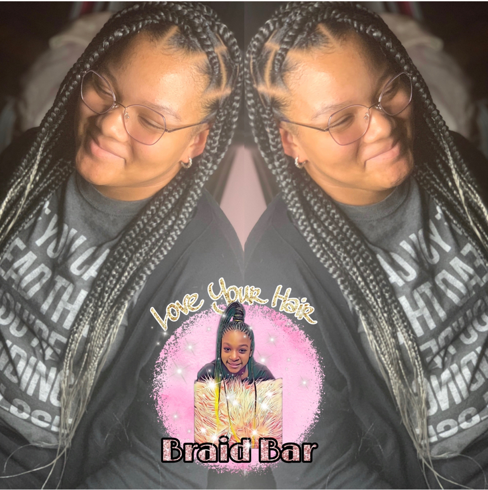 LARGE KNOTLESS KID at The Braid Bar in Orlando, FL