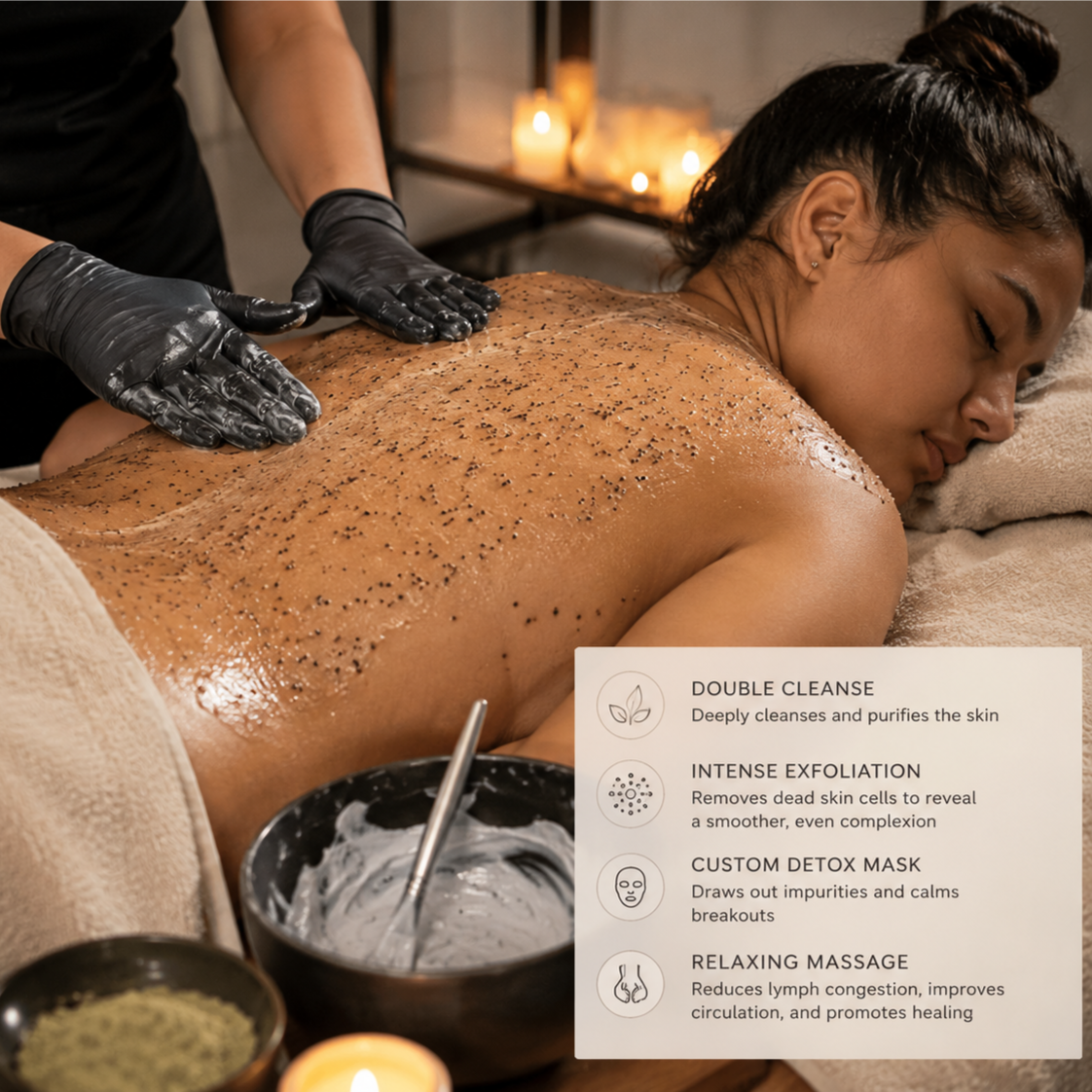 The Back brilliance facial. at Honest Radiance Esthetics LLC in CT, CT