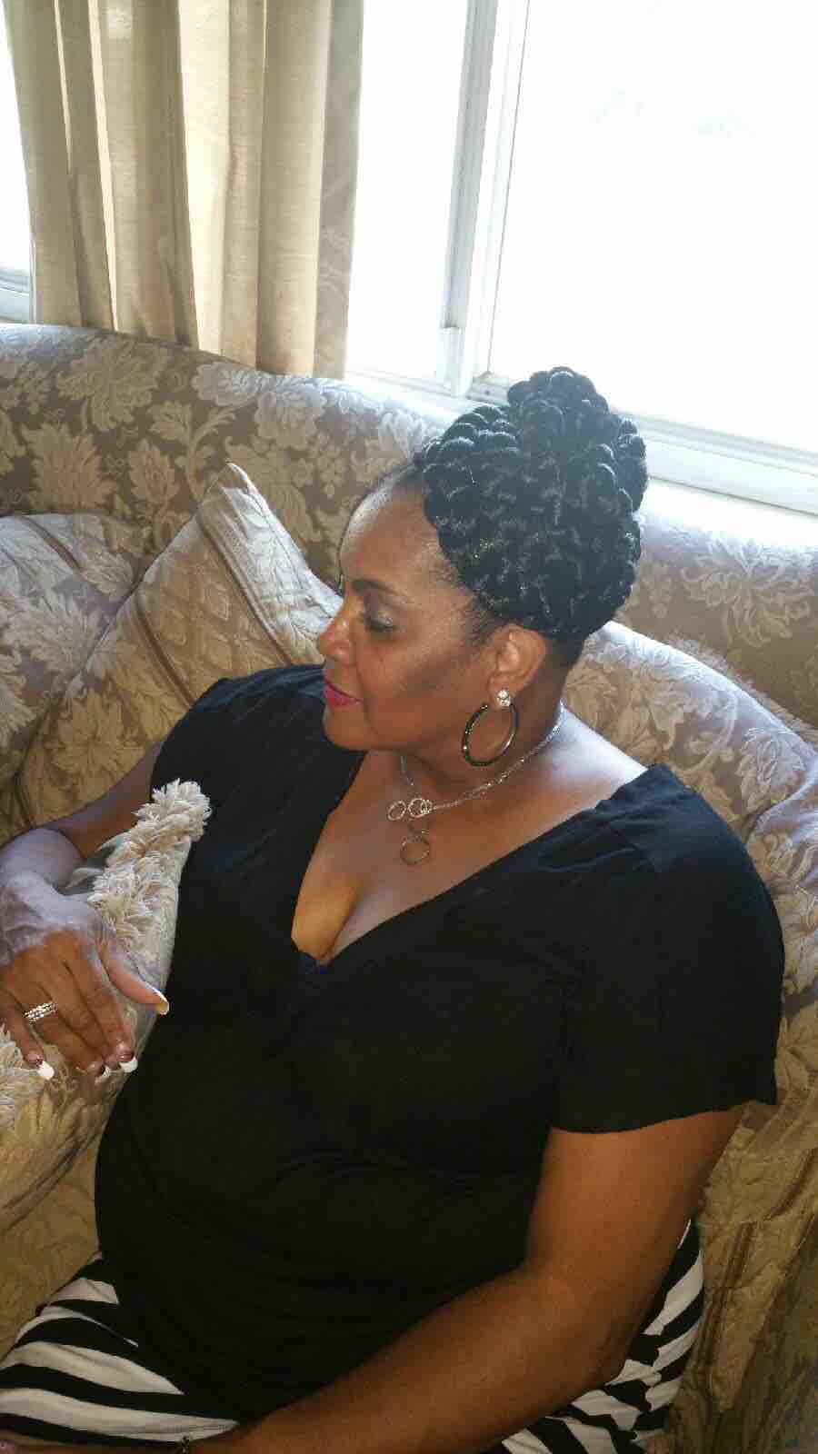2 Strand Up Do/Relaxed Hair