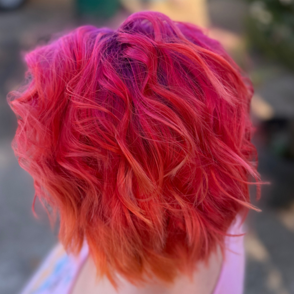 Custom Vivid at Shed beauty co in Forest Grove, OR