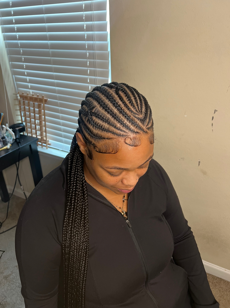 Smedium Stitch Braids at Hair By Kenny 🦋 in Brentwood, TN