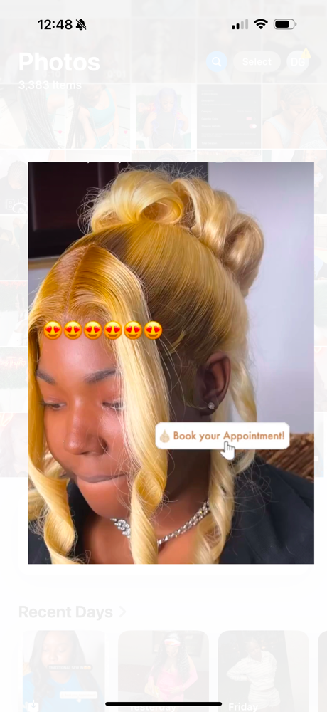 Wig Pin Up