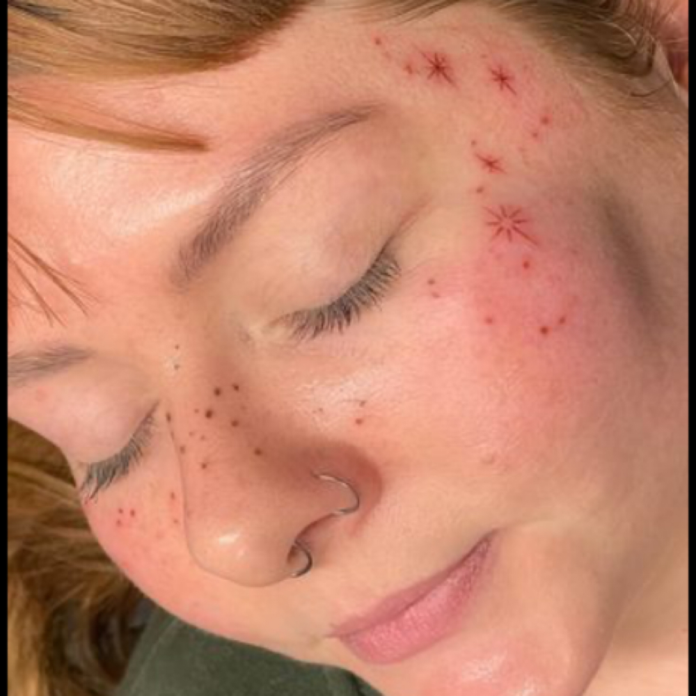 Faux Freckles at Shear Concepts Salon in West Chester, OH