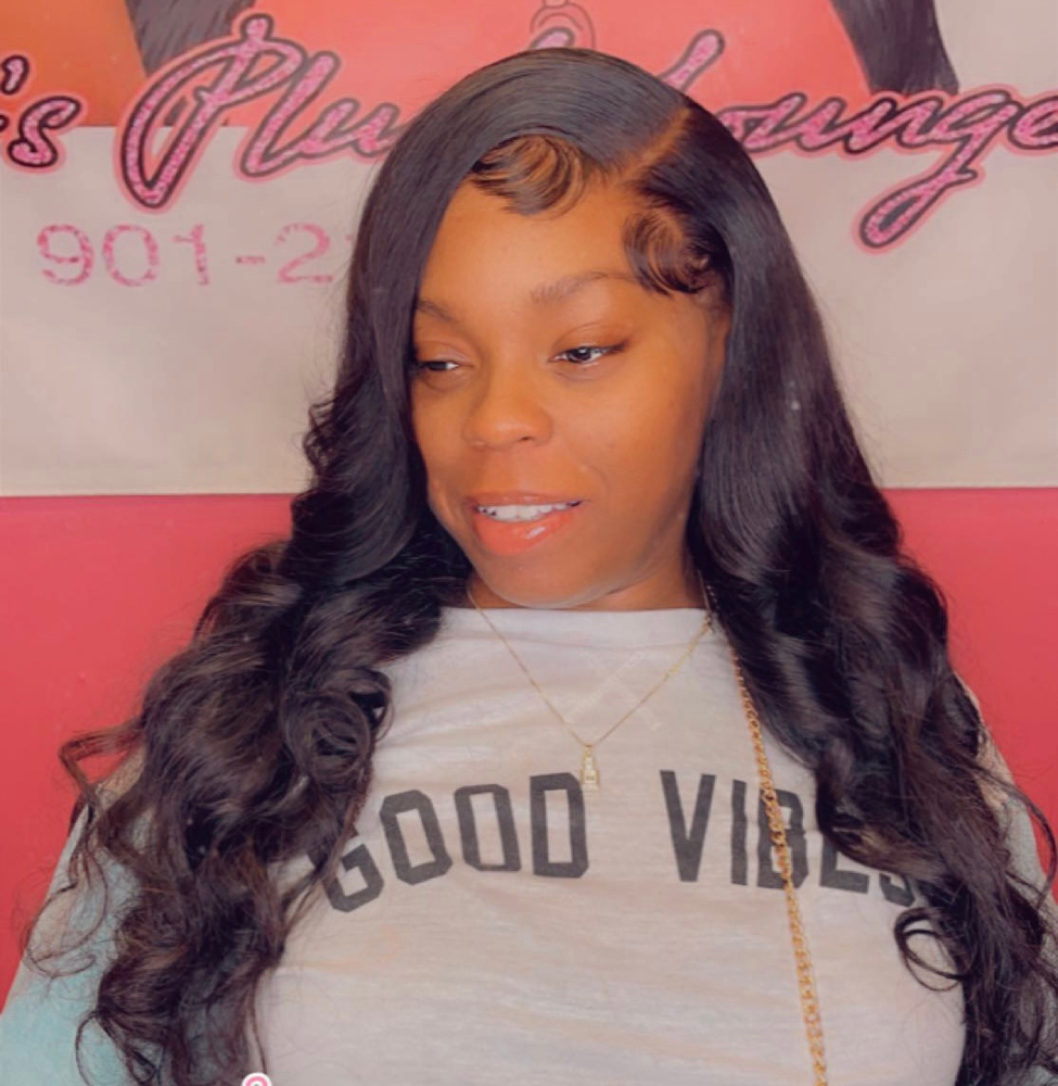 Closure Sew In shampoo extra $25