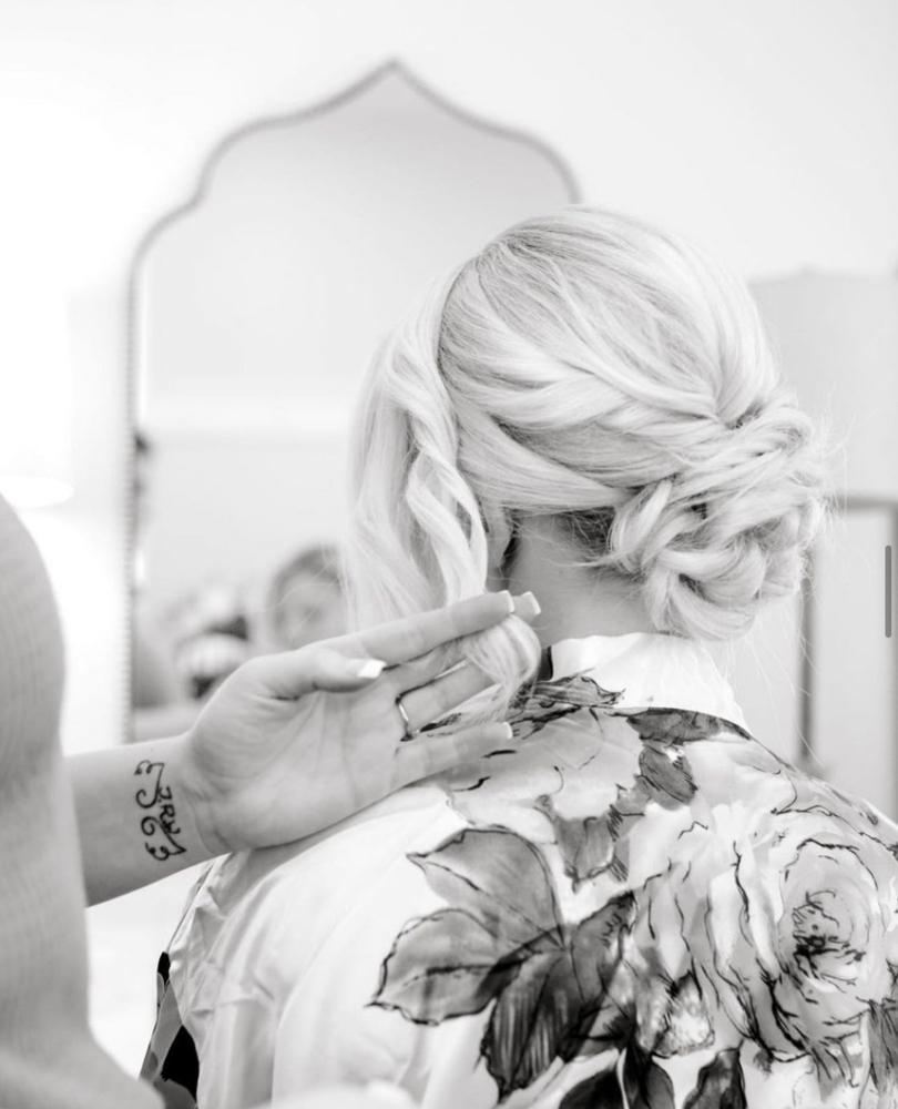 Bridal Hair Day Of Event