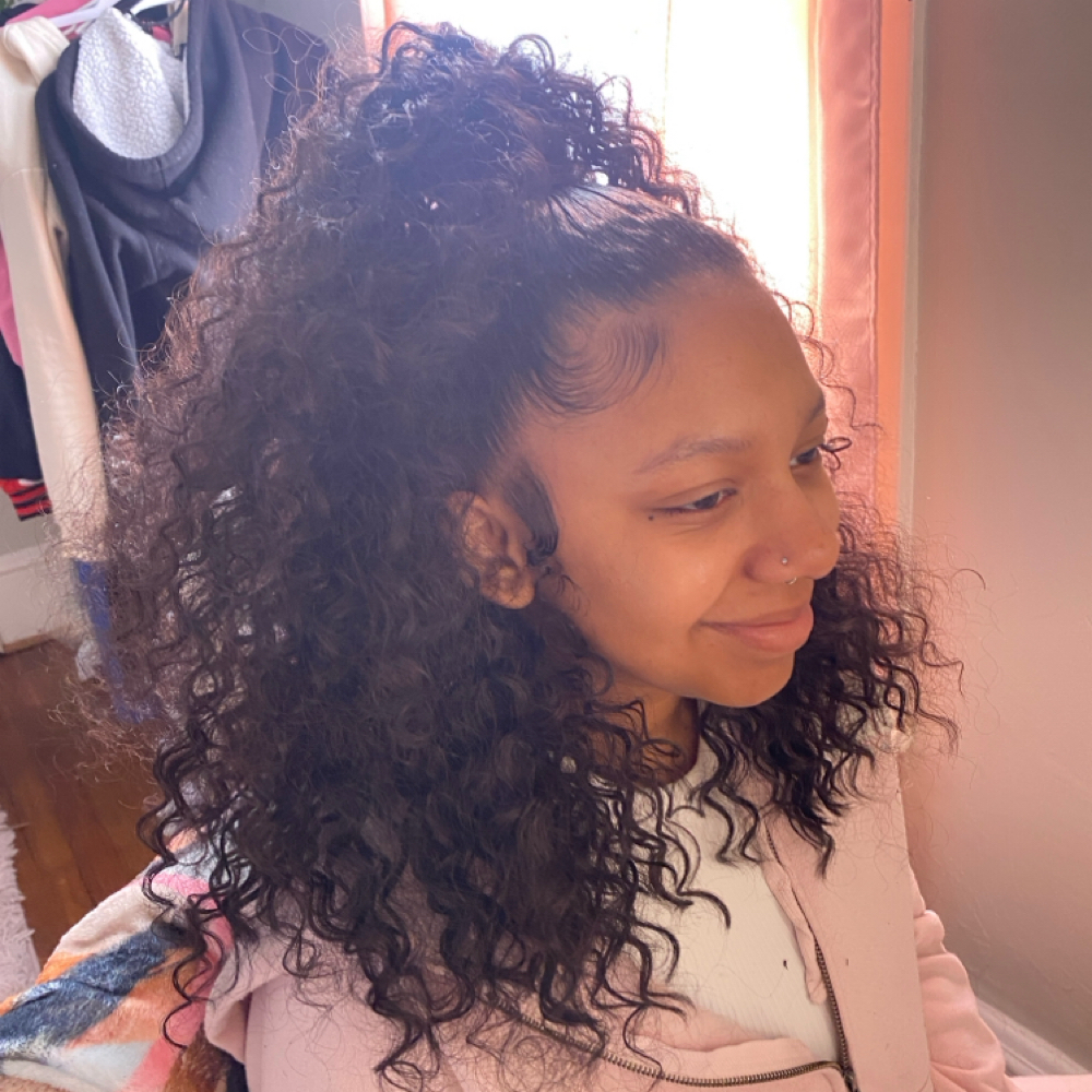 Quick Weave Half Up/down