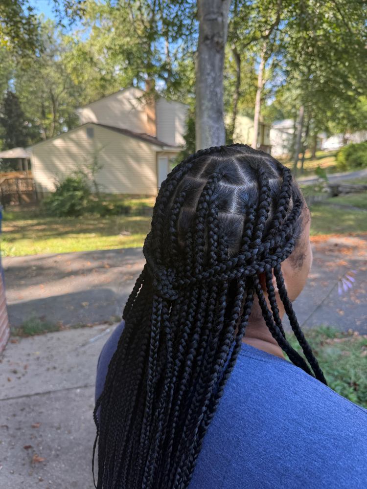 Adult Medium knotless plaits