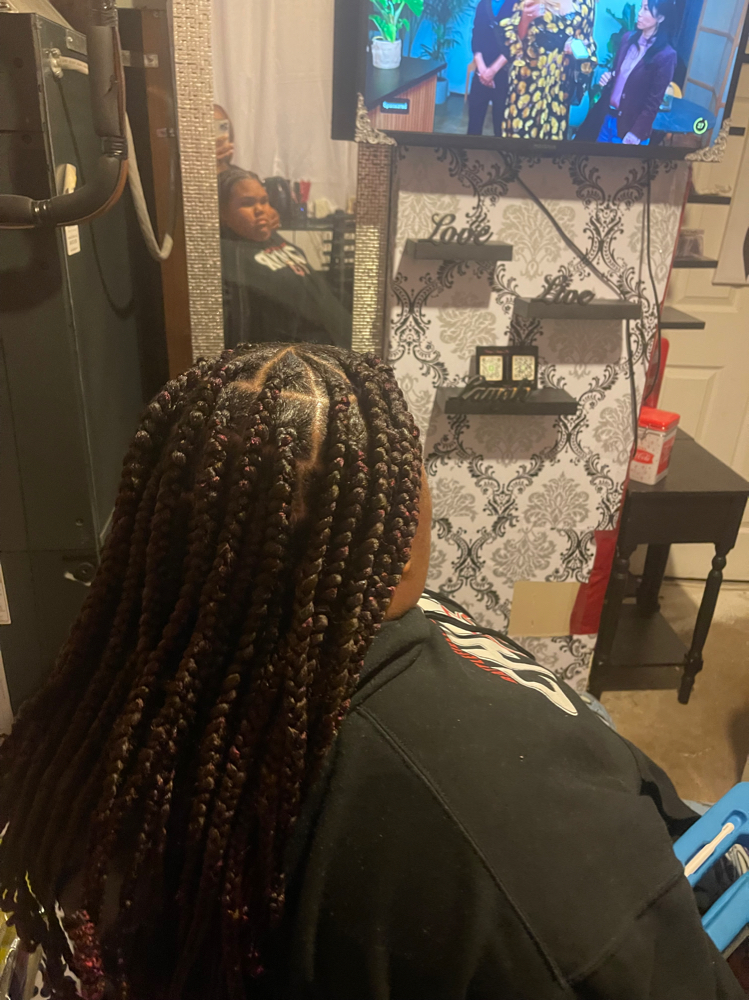 Adult Medium knotless plaits