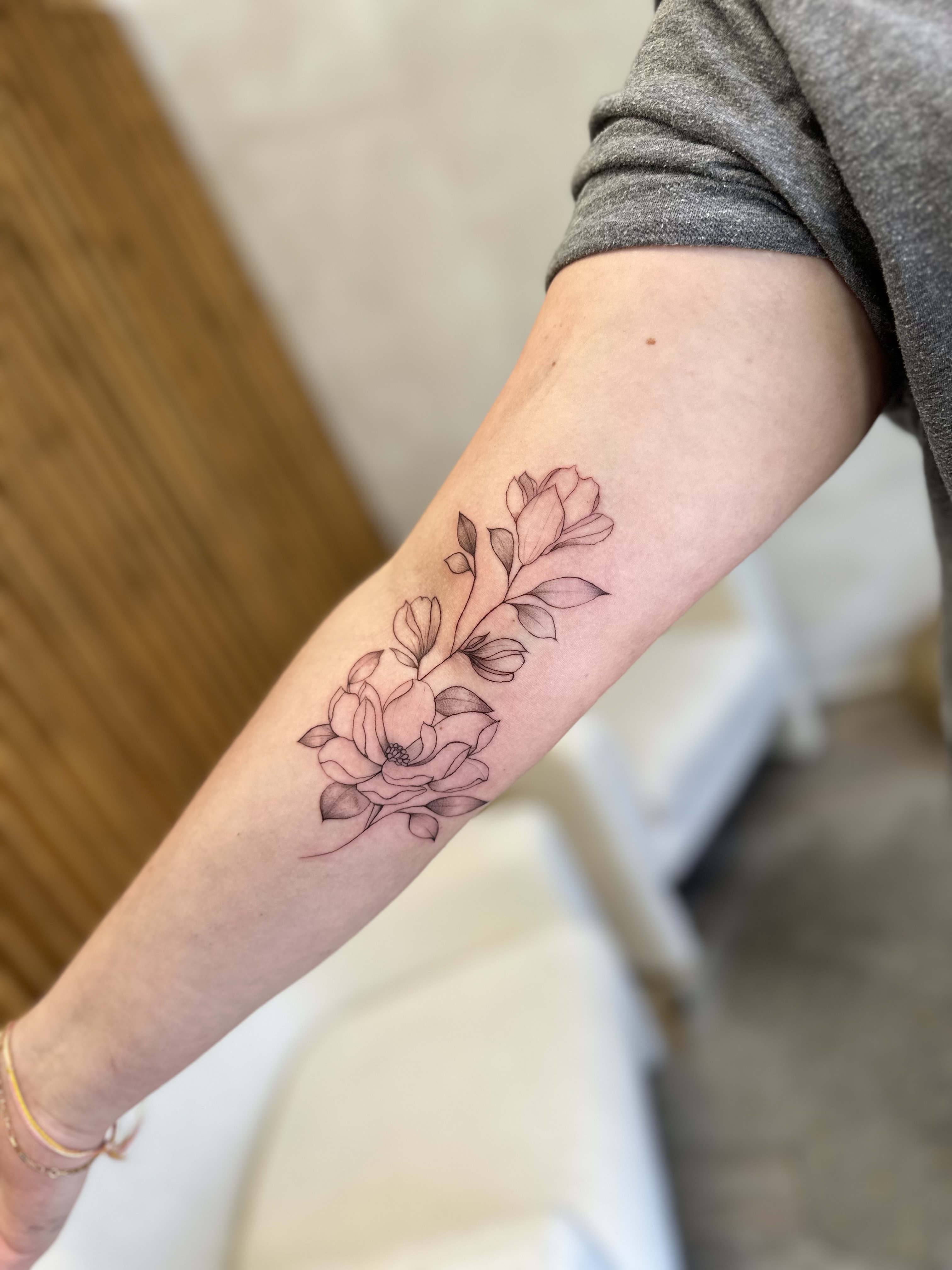 Large Fine Line Tattoo