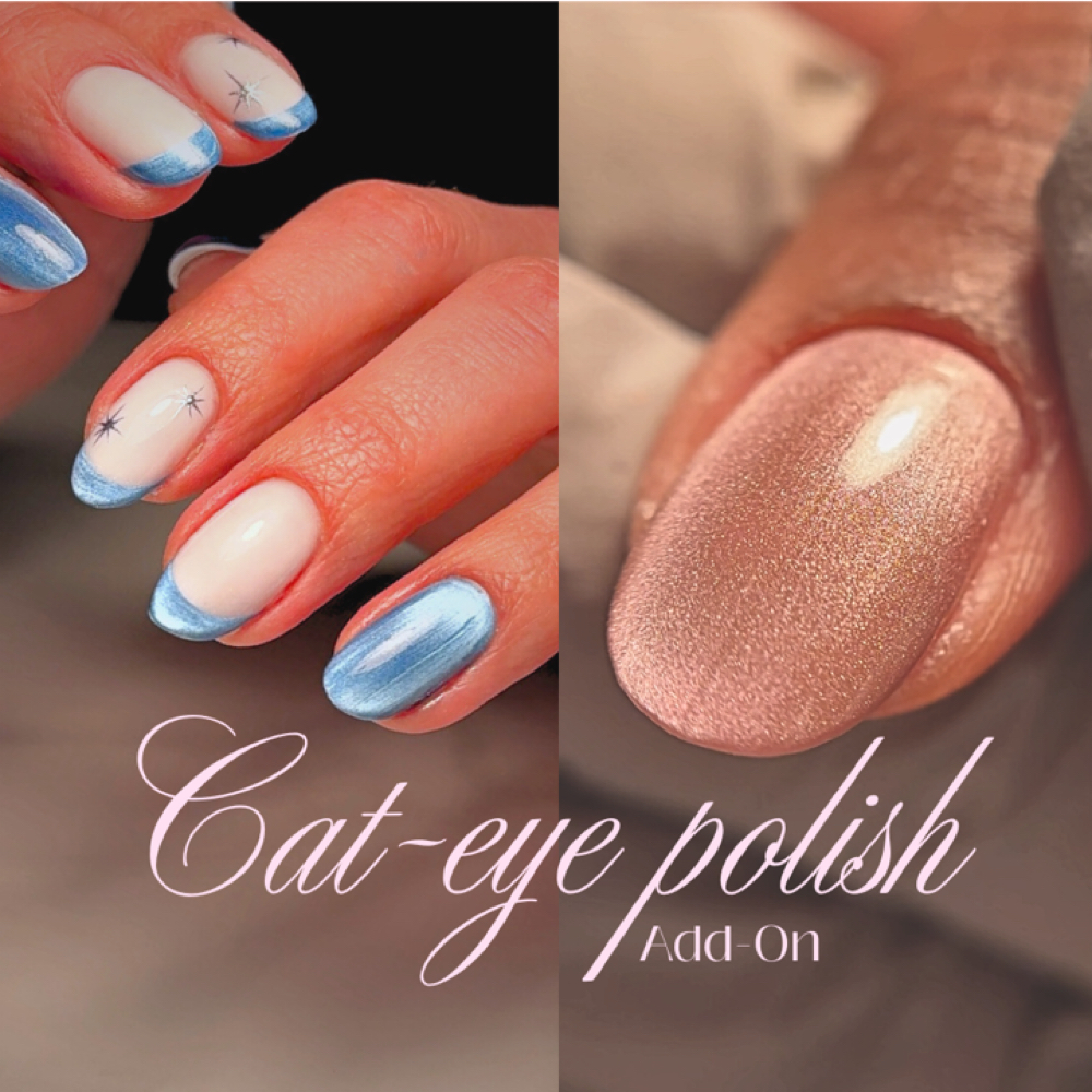 Cat-eye Enhancement at IGHO manicure studio in Minot, ND