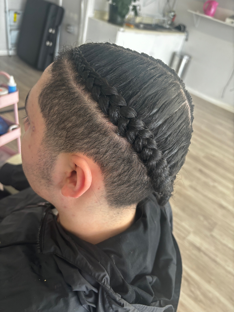 2 Stitch Braids Natural Hair