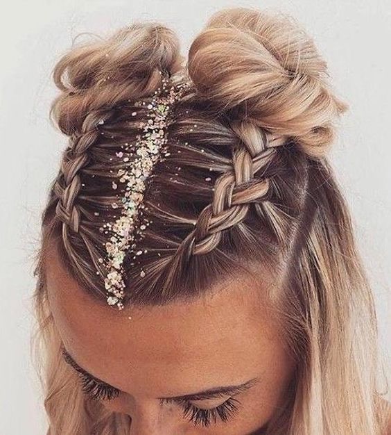 Glitter Hair Models