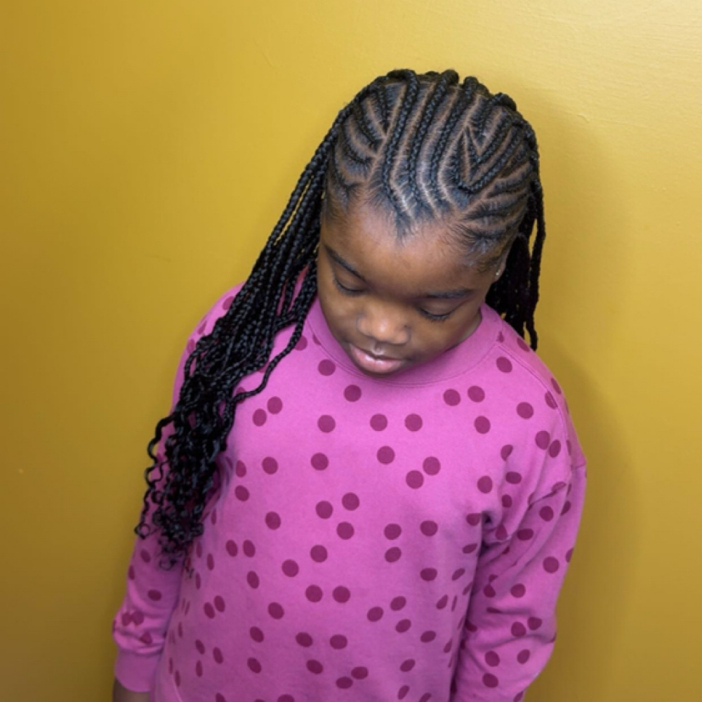 Kids Fulani Braids (Age 2-12) at LAVISH BRAIDS in Buffalo Sc, SC