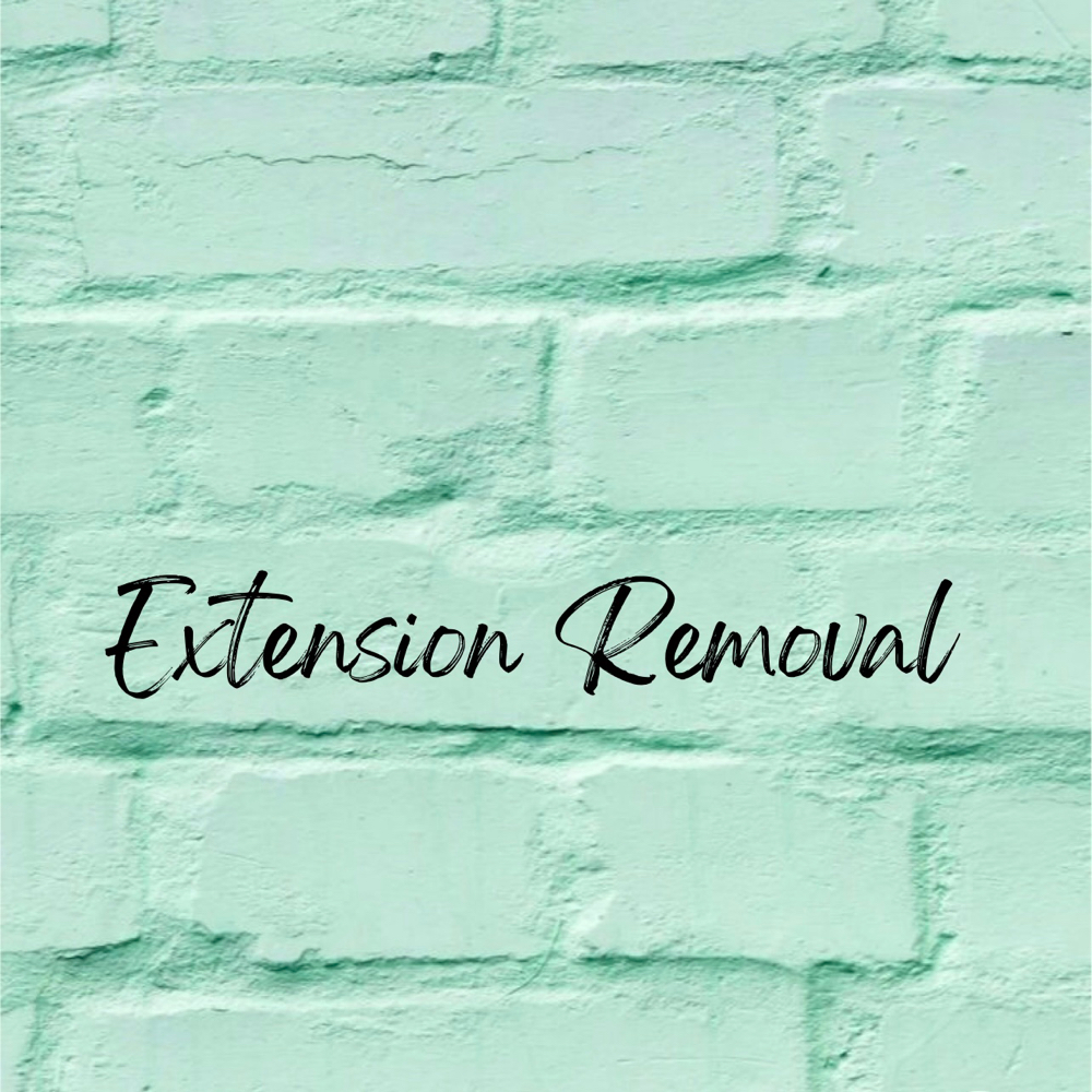 Extension Removal