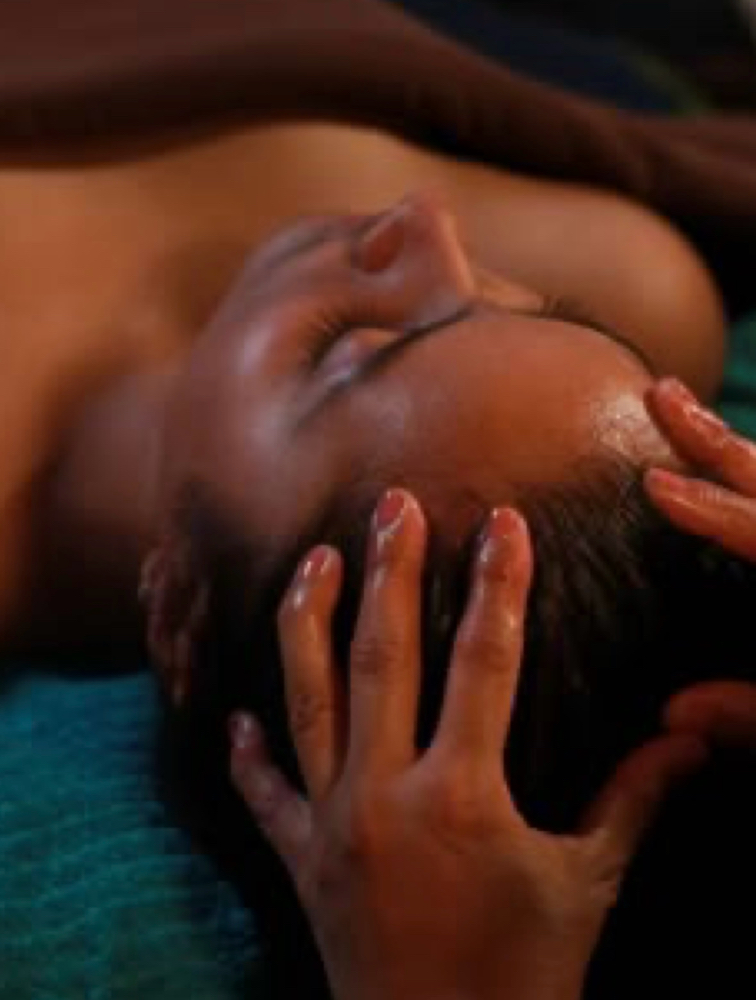 Rejuvenating scalp massage