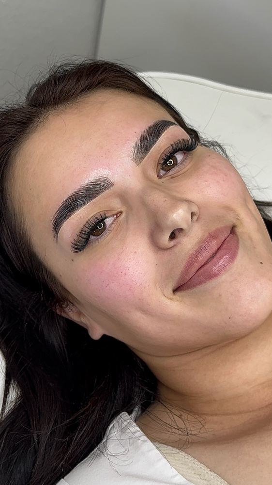 Brow Lamination+wax+tint