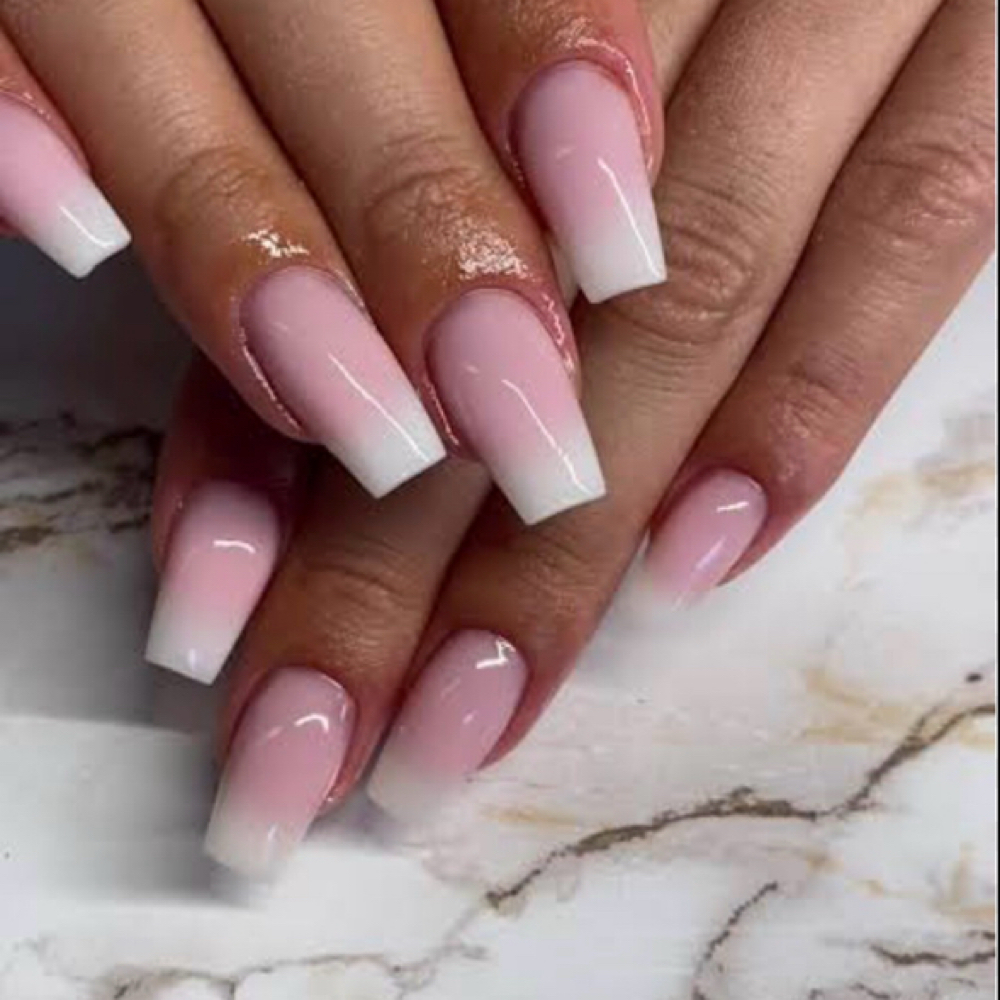 Short Ombre at Lele’s House of Nails in Durham, NC