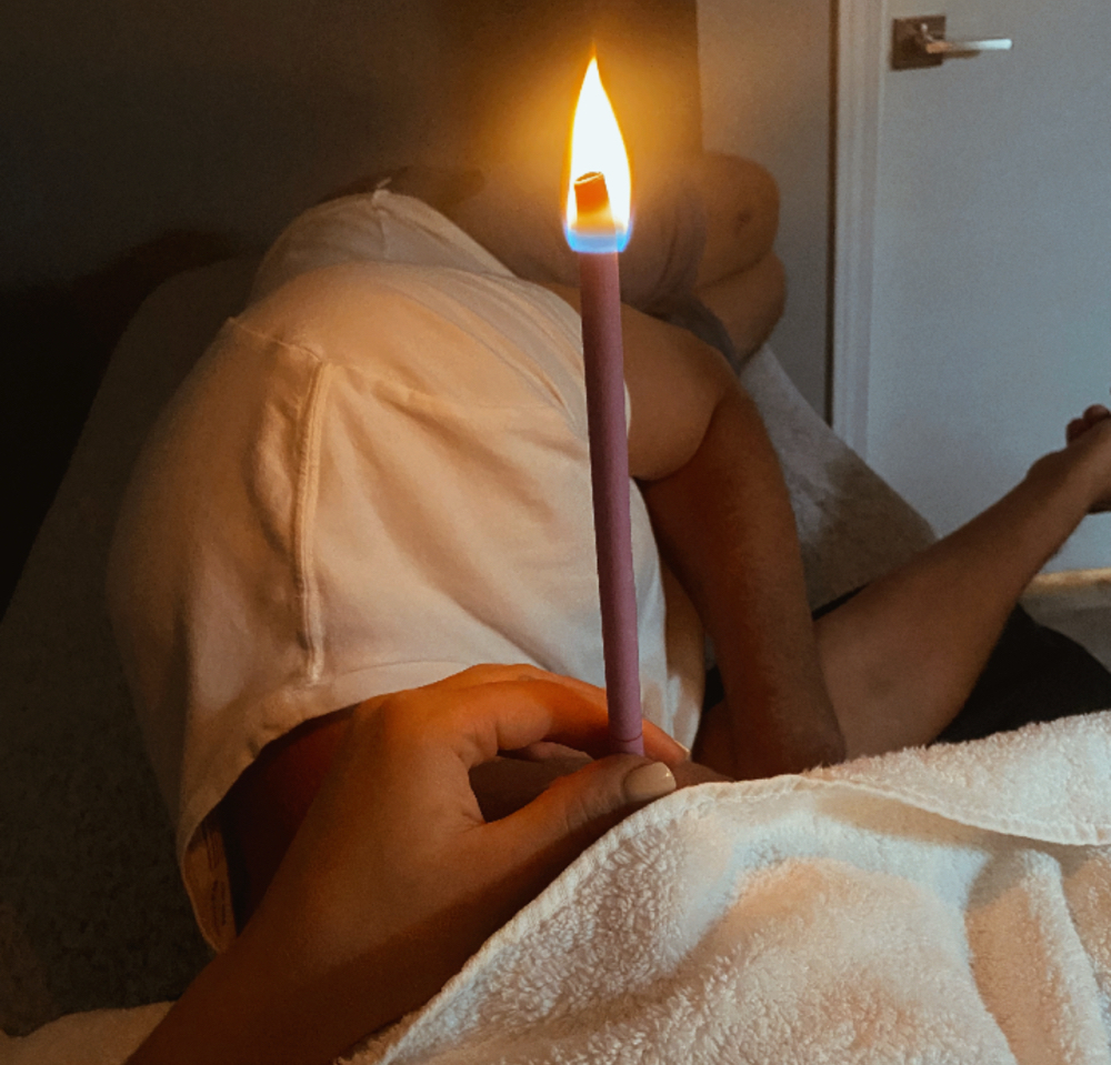 Ear Candling + Scalp Massage