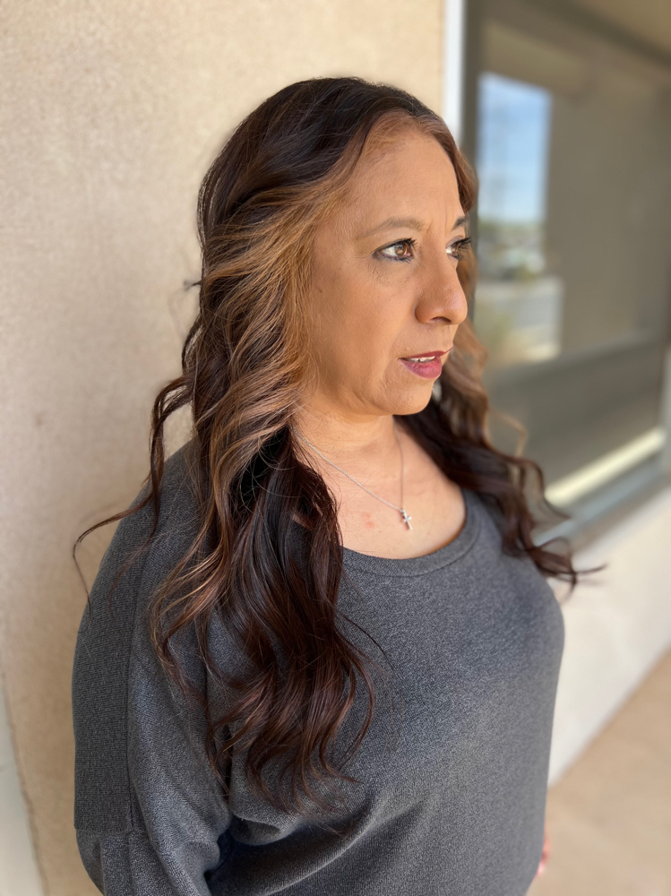 Face Framing Highlights