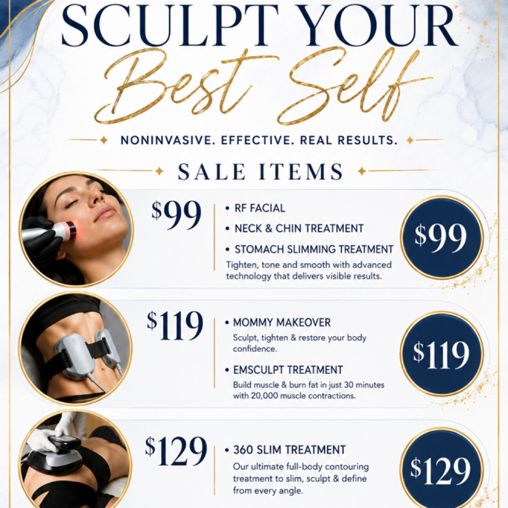 $99 Sale - Back To School Special at CALI BELLA BODY SCULPTING in Redding, CA