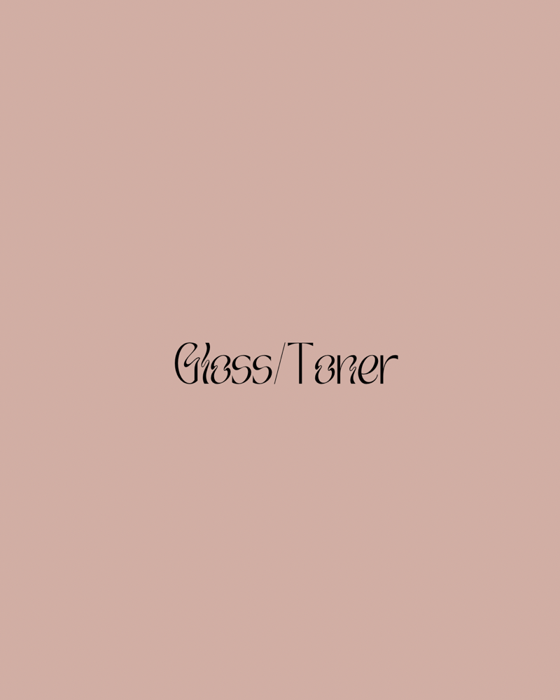 Gloss/toner Maintenace
