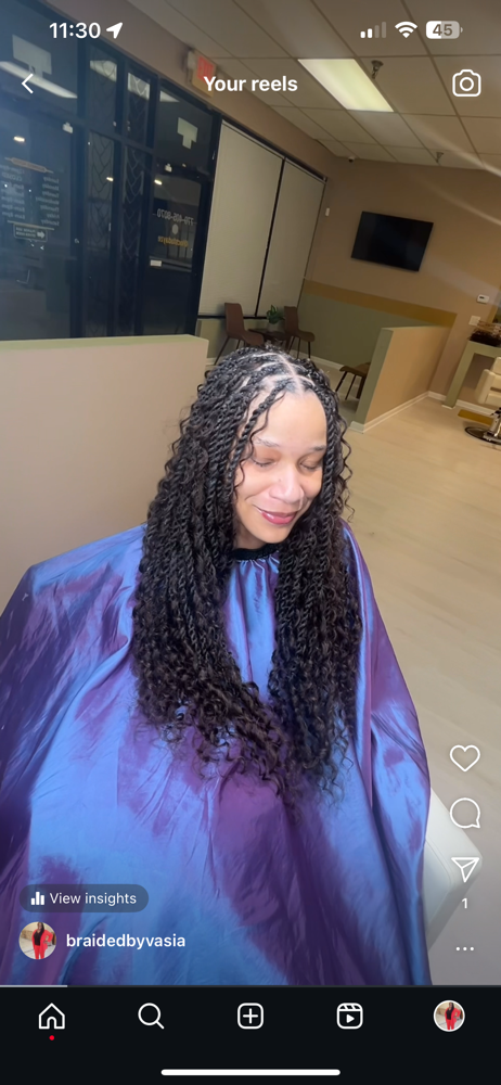 Island Twists with Marley Hair