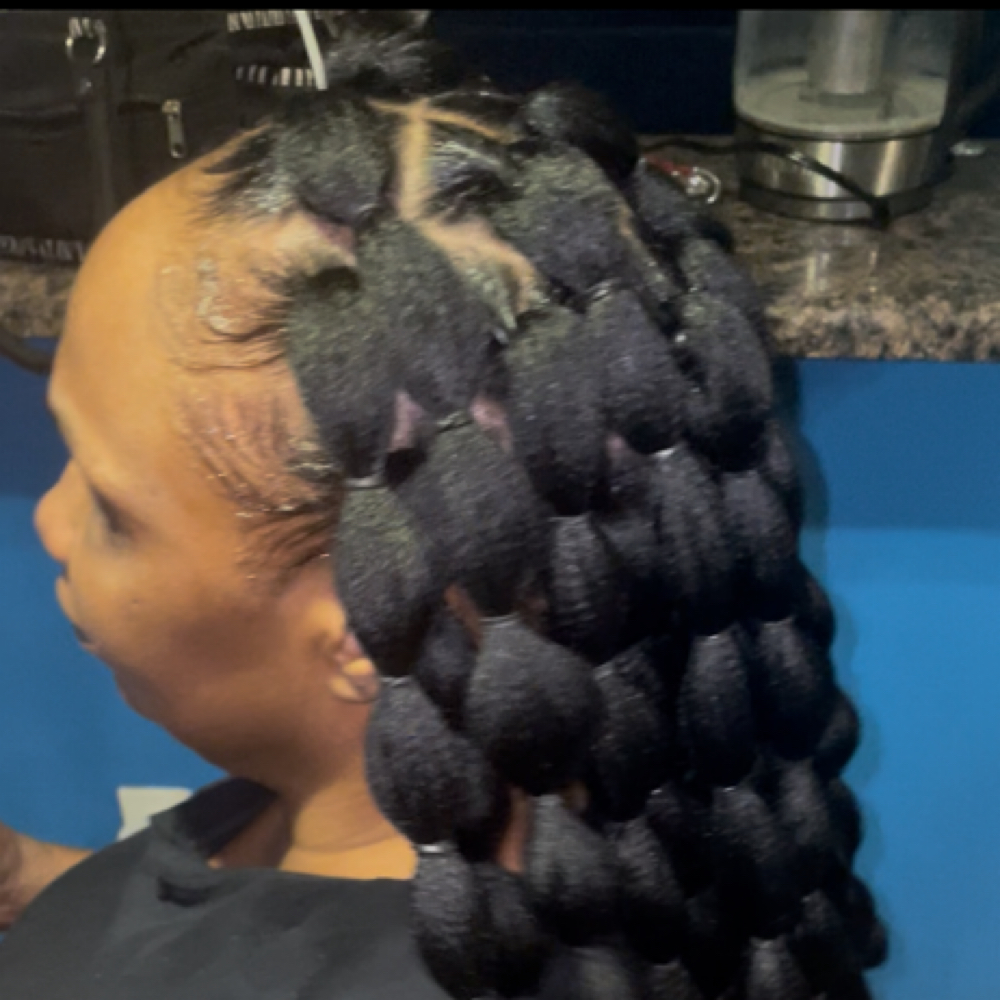 Pom Pom Braids at mareeka phelps in Alton, IL