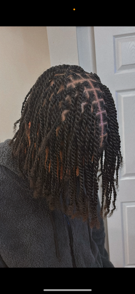 Men Two Strands at Bri Braids in Berkeley, MO