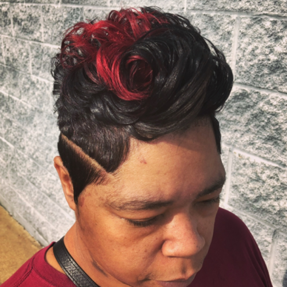 Peek A Boo Color at Shear Pink Hair Studios in Chattanooga, TN